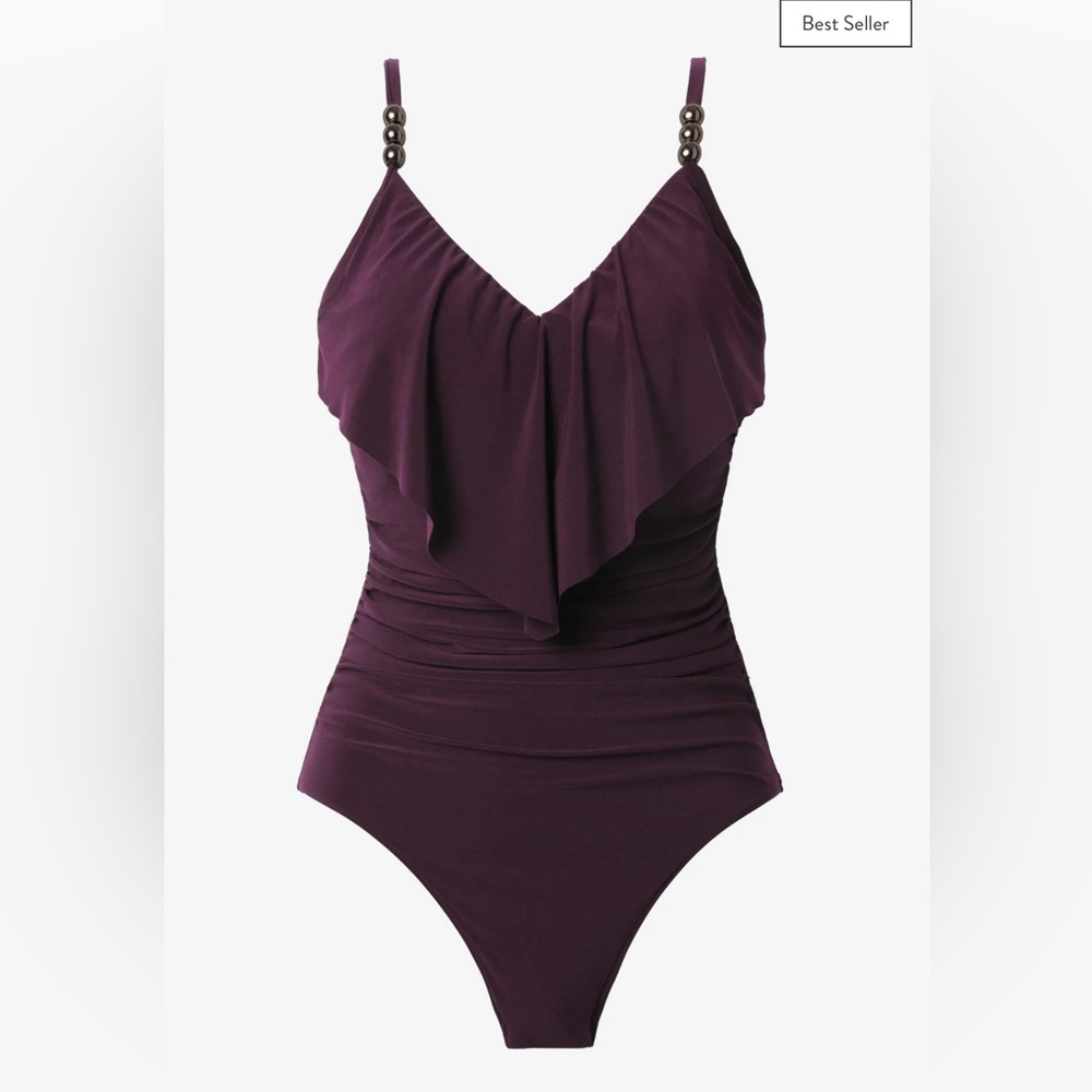 NWT Magicsuit Isabel One Piece‎ Swimsuit in Prune Sz 8 $176